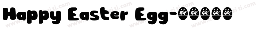 Happy Easter Egg字体转换